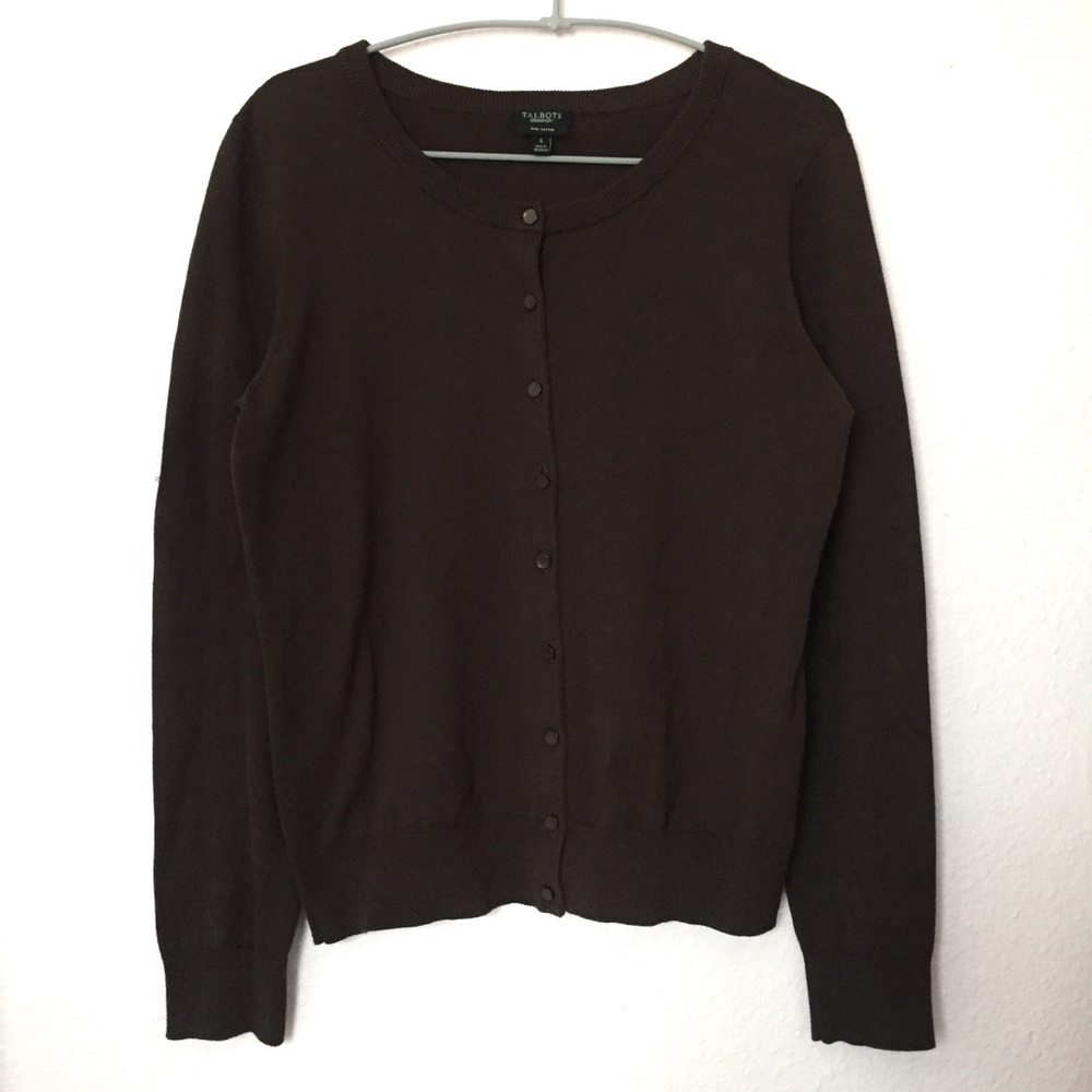 Talbots Brown Cardigan